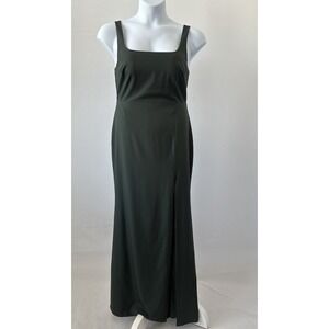 BHLDN GREEN Adena Crepe Dress, US 10 (b60)Sexy Formal Special Occasion